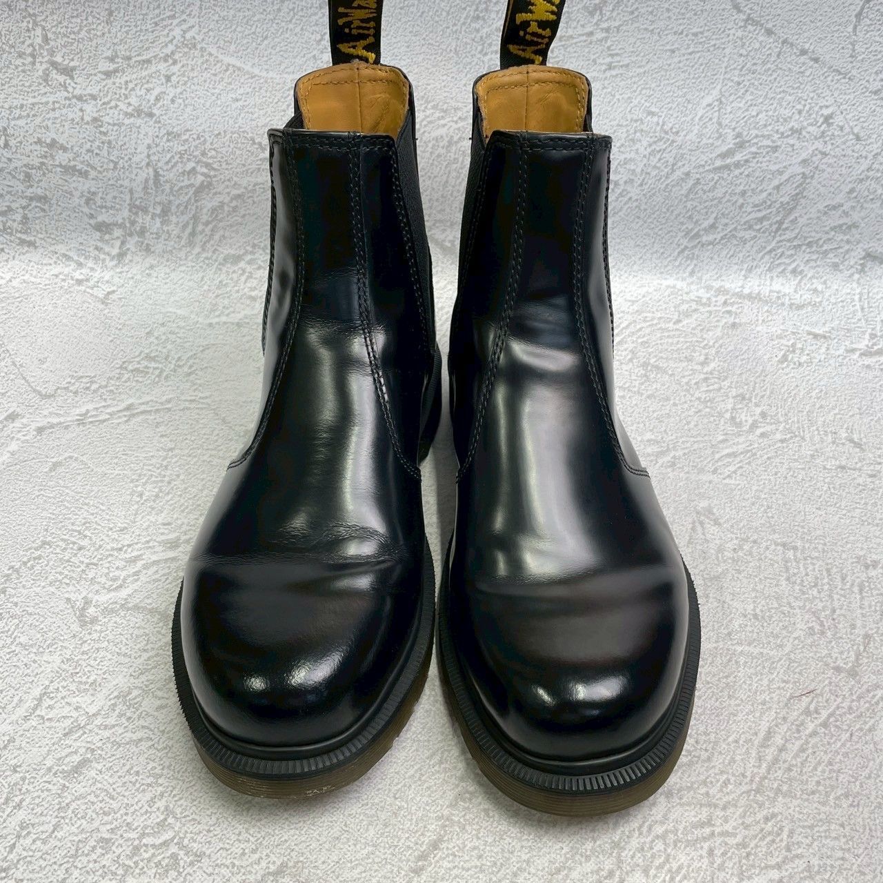 【美品】Dr.Martens ドクターマーチン 2976 サイドゴアブーツ チェルシーブーツ 黒 ブラック UK6 / 25cm【W3373】