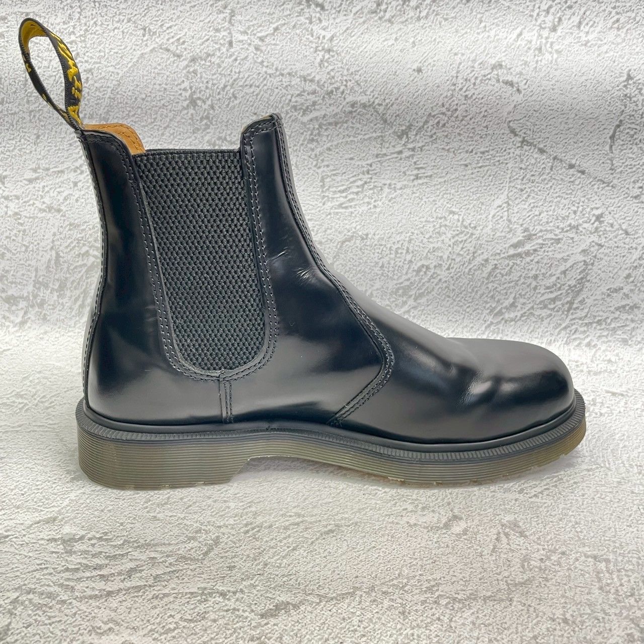 【美品】Dr.Martens ドクターマーチン 2976 サイドゴアブーツ チェルシーブーツ 黒 ブラック UK6 / 25cm【W3373】