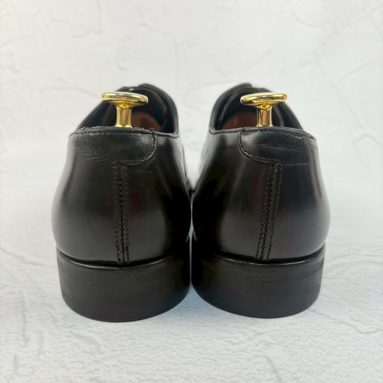 Crockett&Jones クロケットアンドジョーンズ AUDLEY オードリー オックスフォード ストレート 内羽根 黒 UK6.5 / 25cm [W3316]