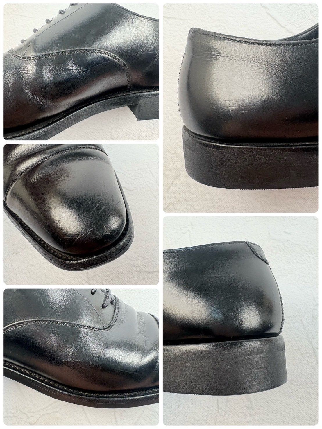 Crockett&Jones クロケットアンドジョーンズ AUDLEY オードリー オックスフォード ストレート 内羽根 黒 UK6.5 / 25cm [W3316]