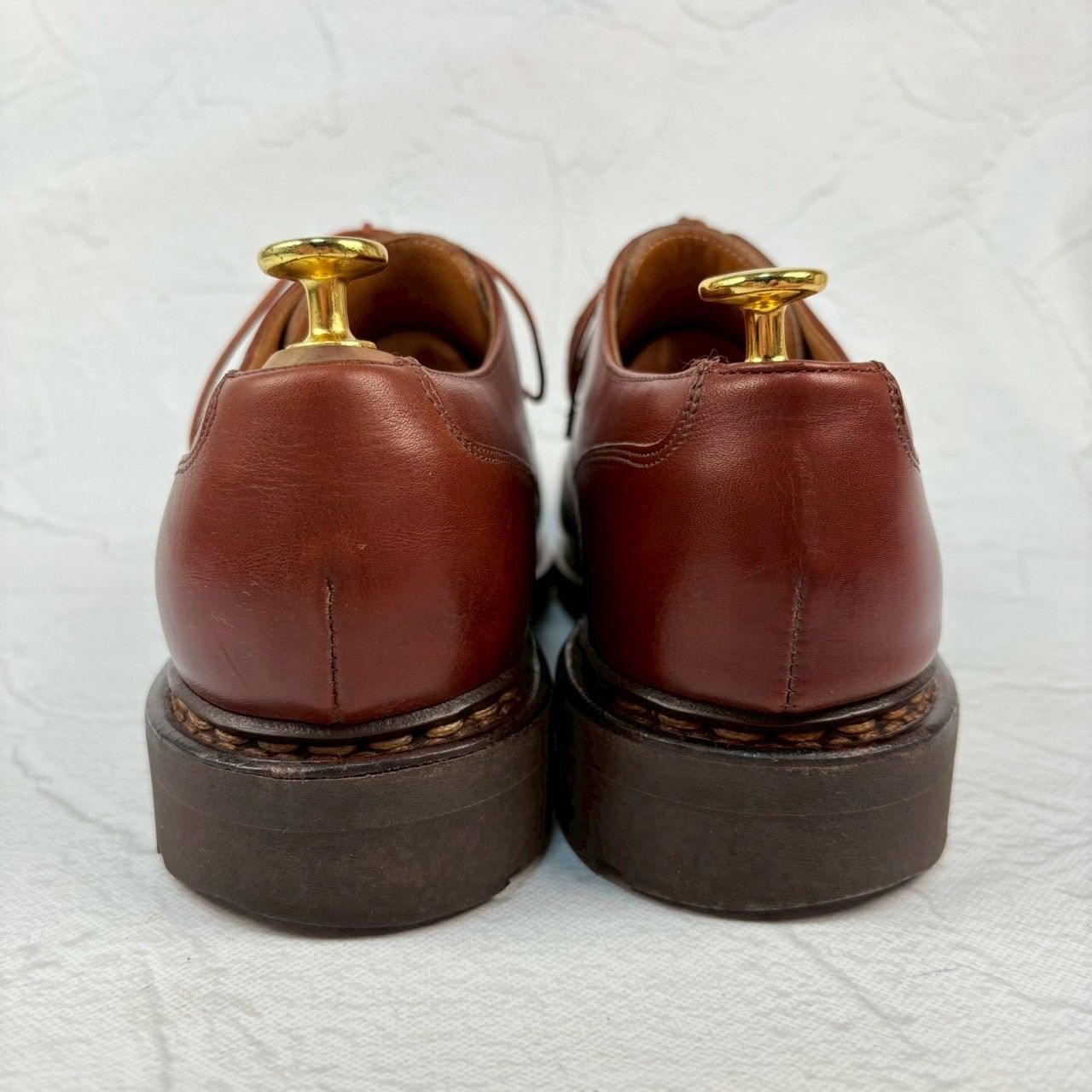 【良品】Paraboot パラブーツ CHAMBORD シャンボード Uチップ 外羽根 茶 ブラウン UK6 / 24.5cm【W3341】