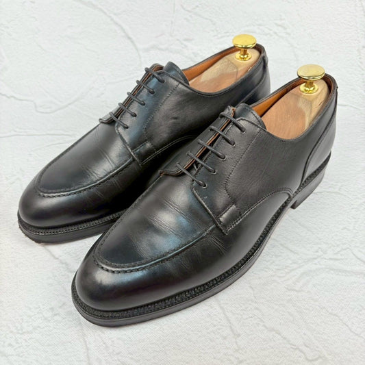 【良品】Crockett&Jones クロケットアンドジョーンズ ONSLOW オンスロウ Uチップ 外羽根 黒 UK6 / 24.5cm [W3329]
