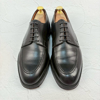 【良品】Crockett&Jones クロケットアンドジョーンズ ONSLOW オンスロウ Uチップ 外羽根 黒 UK6 / 24.5cm [W3329]