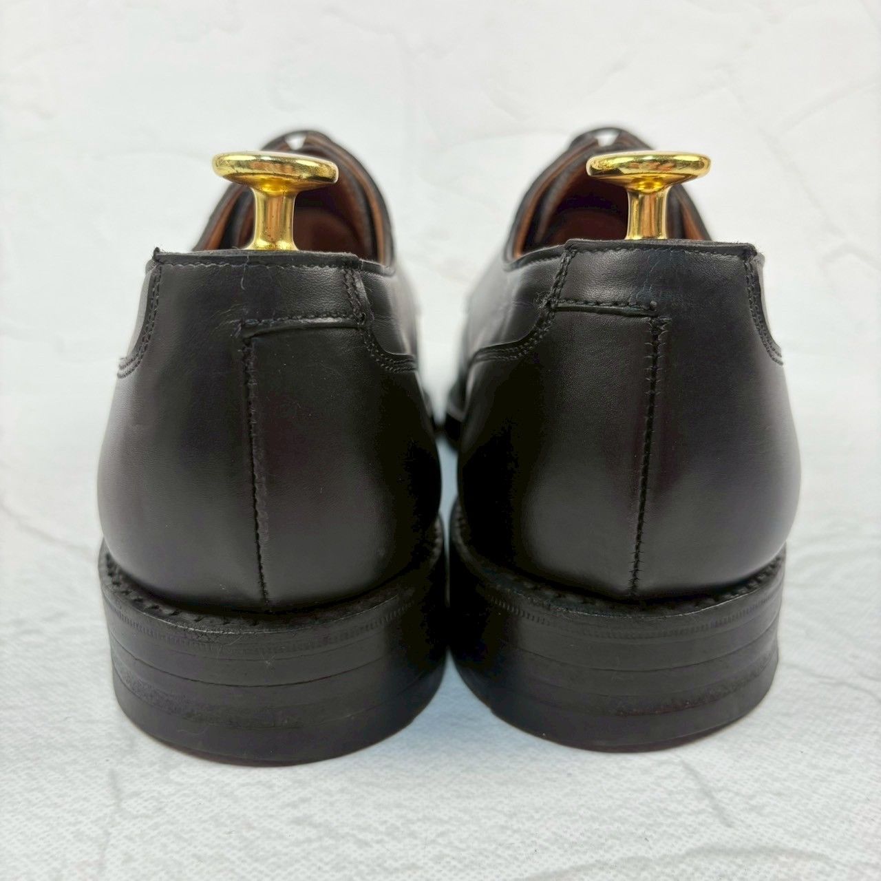 【良品】Crockett&Jones クロケットアンドジョーンズ ONSLOW オンスロウ Uチップ 外羽根 黒 UK6 / 24.5cm [W3329]