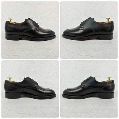 【良品】Crockett&Jones クロケットアンドジョーンズ ONSLOW オンスロウ Uチップ 外羽根 黒 UK6 / 24.5cm [W3329]