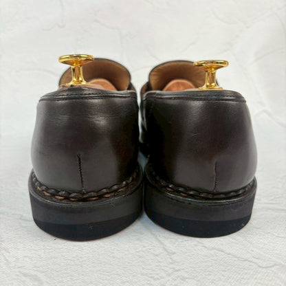 Paraboot パラブーツ REIMS ランス コインローファー 黒 ブラック UK8 / 26.5cm【W3345】