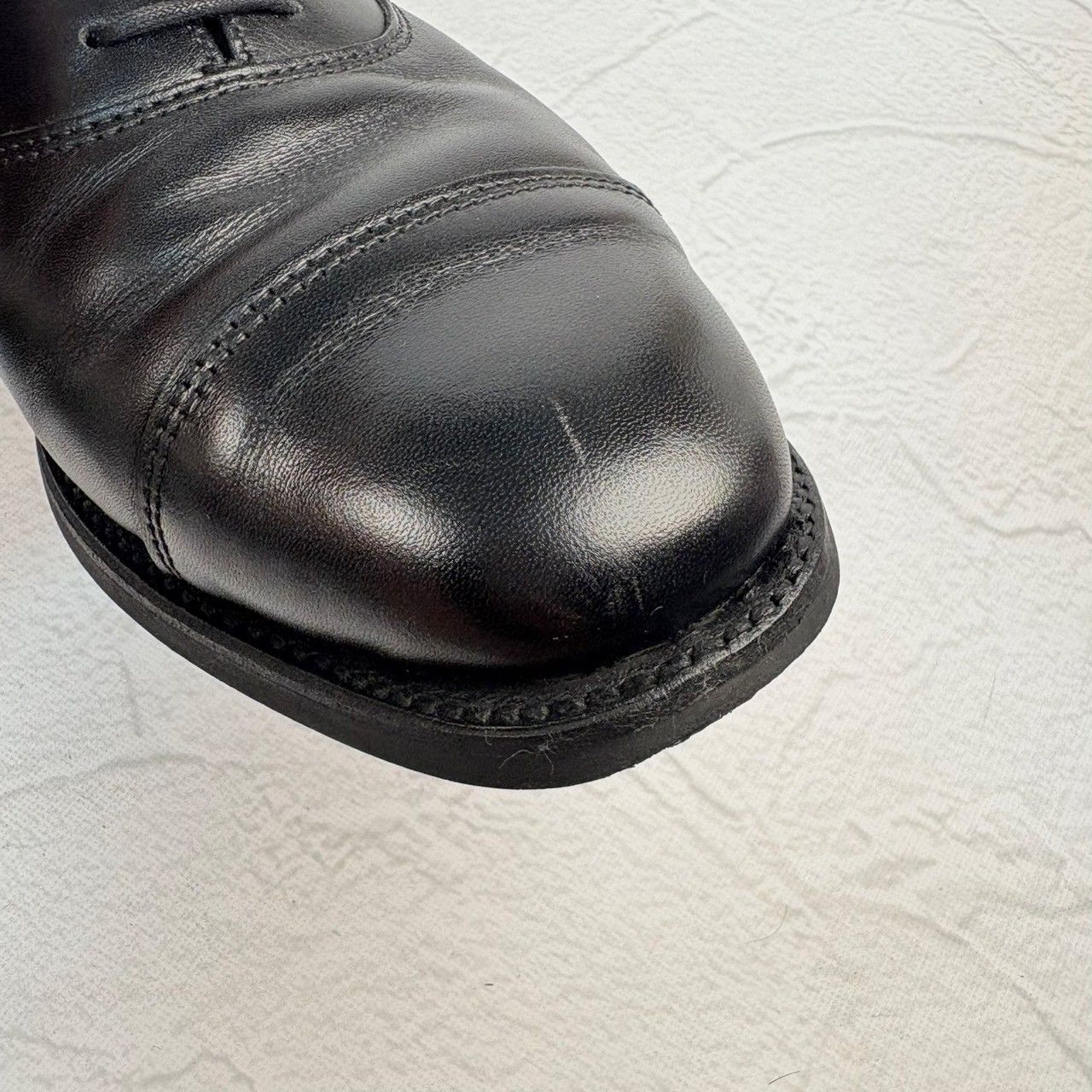 【良品】SANDERS サンダース 1846 ストレートチップ 内羽根 黒 ブラック UK6 / 25cm ダイナイトソール【W3347】