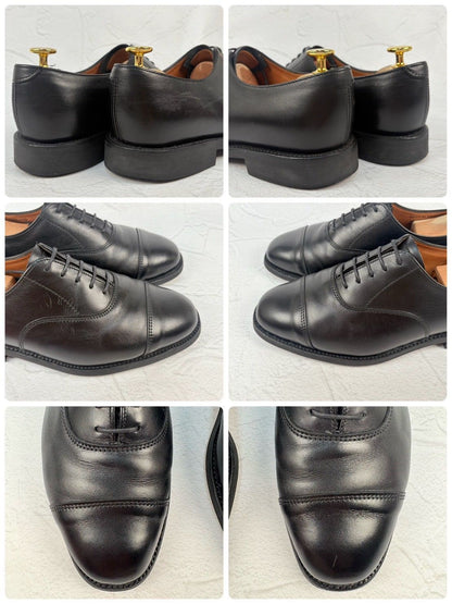 【良品】SANDERS サンダース 1846 ストレートチップ 内羽根 黒 ブラック UK6 / 25cm ダイナイトソール【W3347】
