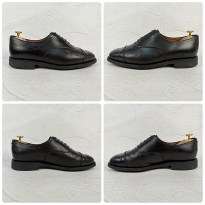 【良品】SANDERS サンダース 1846 ストレートチップ 内羽根 黒 ブラック UK6 / 25cm ダイナイトソール【W3347】