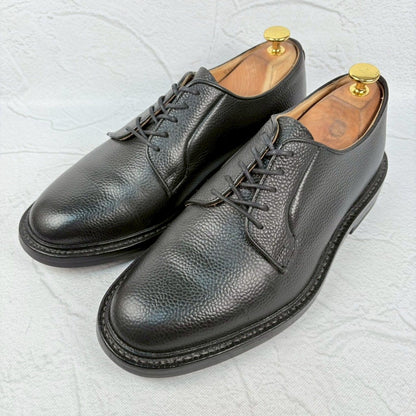 【良品】Tricker's トリッカーズ ROBERT ロバート 3616 グレインレザー 黒 7h-5 / 26 [W3264]