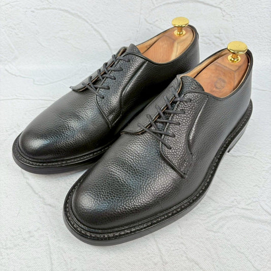 【良品】Tricker's トリッカーズ ROBERT ロバート 3616 グレインレザー 黒 7h-5 / 26 [W3264]