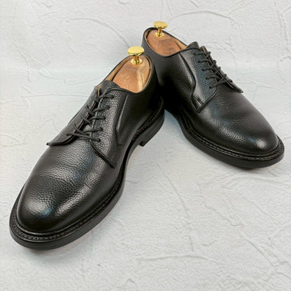 【良品】Tricker's トリッカーズ ROBERT ロバート 3616 グレインレザー 黒 7h-5 / 26 [W3264]