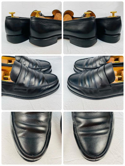 【良品】パラブーツ アドニス コインローファー 黒 8 グッドイヤー 革靴