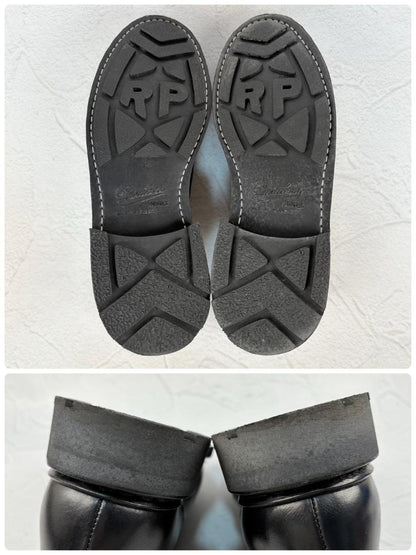 【美品】パラブーツ エディフィス別注 シャンボード ハラコ 黒白 6 シボ革 [W3119]