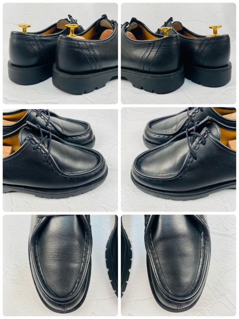 【美品】クレマン パドロール チロリアンシューズ モカシン 黒 40 革靴 軽量