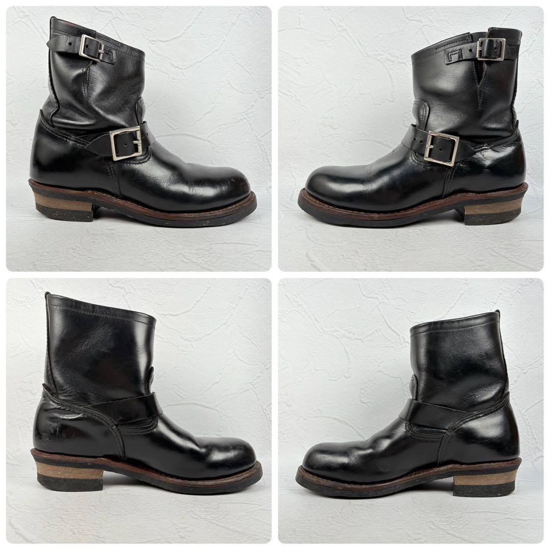 【良品】レッドウィング 2976 エンジニアブーツ 黒 US9 8インチ [W3225]