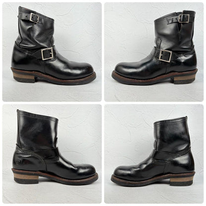 【良品】レッドウィング 2976 エンジニアブーツ 黒 US9 8インチ [W3225]