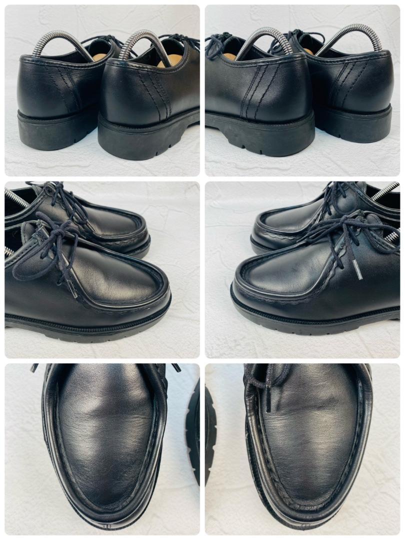 【美品】クレマン パドロール チロリアンシューズ モカシン 黒 37 革靴 軽量