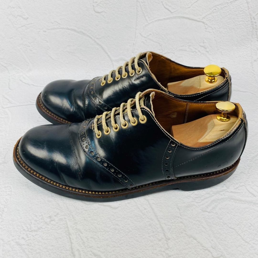 【希少】リーガル グラッドハンド サドルシューズ 黒 26.5 606S 革靴