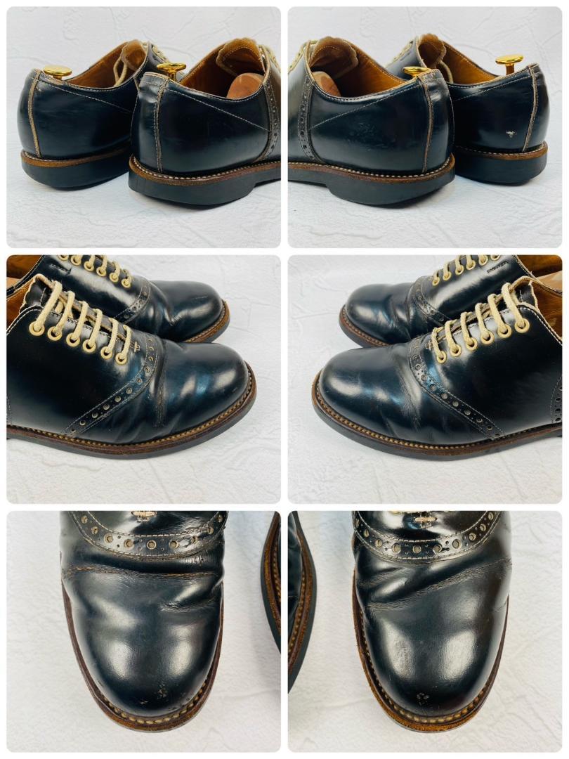【希少】リーガル グラッドハンド サドルシューズ 黒 26.5 606S 革靴