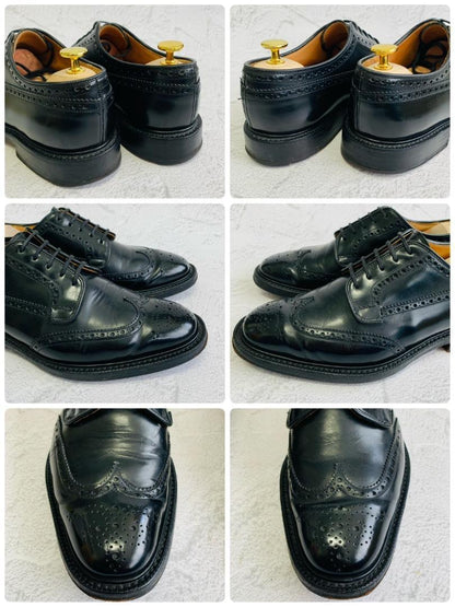 【良品】チャーチ グラフトン ダービー 外羽根 黒 70 ブローグ 革靴 高級