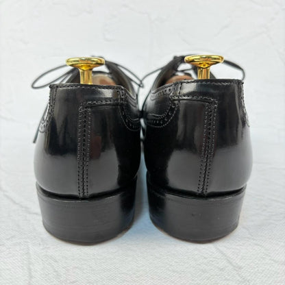 【良品】クロケットアンドジョーンズ CATESBY ギリーシューズ 黒 85C [W3174]
