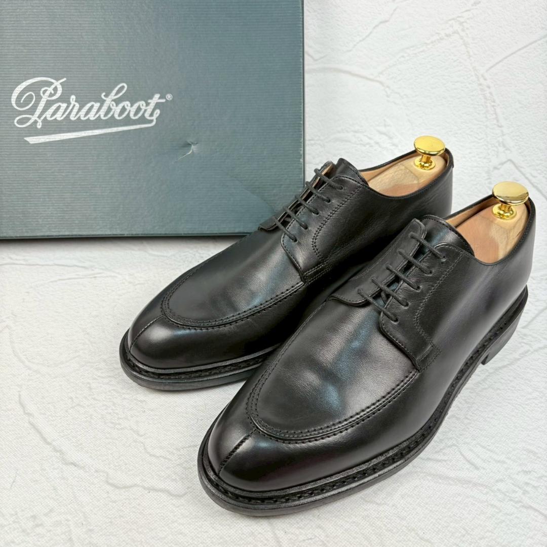【極美品】PARABOOT パラブーツ ROUSSEAU ルソー 黒 5 [W3246]