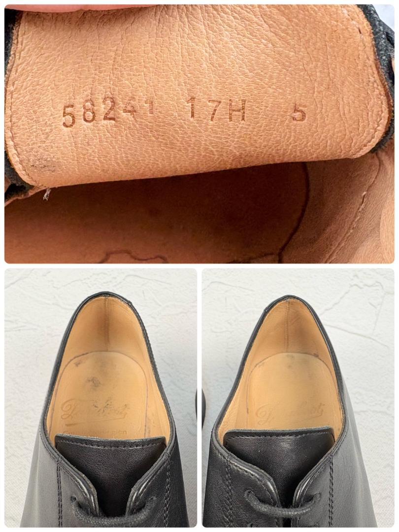 【極美品】PARABOOT パラブーツ ROUSSEAU ルソー 黒 5 [W3246]
