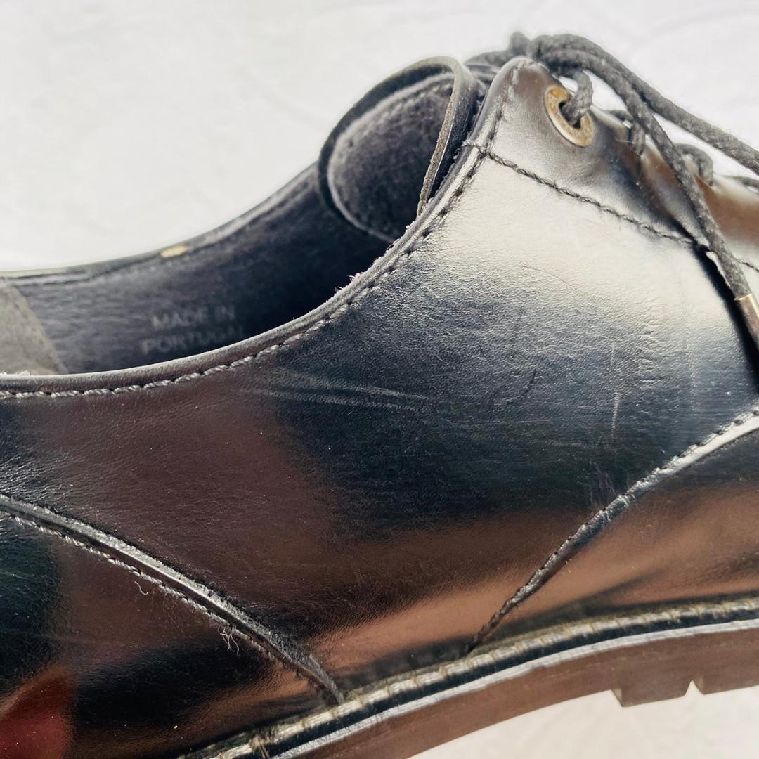 【良品】ビルケンシュトック ギルフォード 黒 26 レザー プレーン 革靴