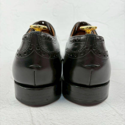【良品】チャーチ ディプロマット メダリオン 内羽根 黒 55F 3都市 英国製 [W3218]