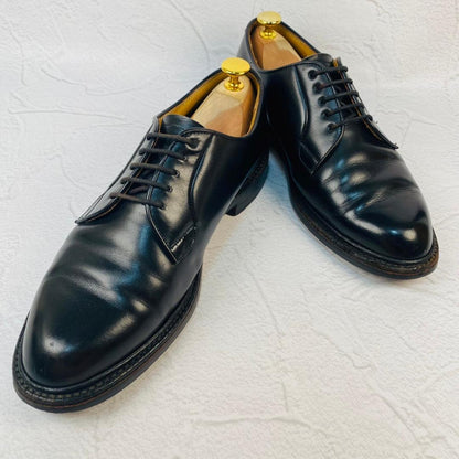 【良品】リーガル 2281 プレーン 外羽根 黒 25 革靴 ビジネス