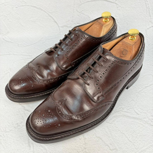 【美品】チャーチ グラフトン ウイング 外羽根 茶 90F 5都市 ダイナイト [W3130]