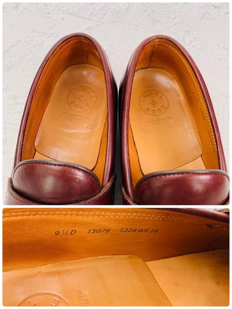 【良品】ウィールローブ コインローファー 赤茶 9.5 #15079 革靴