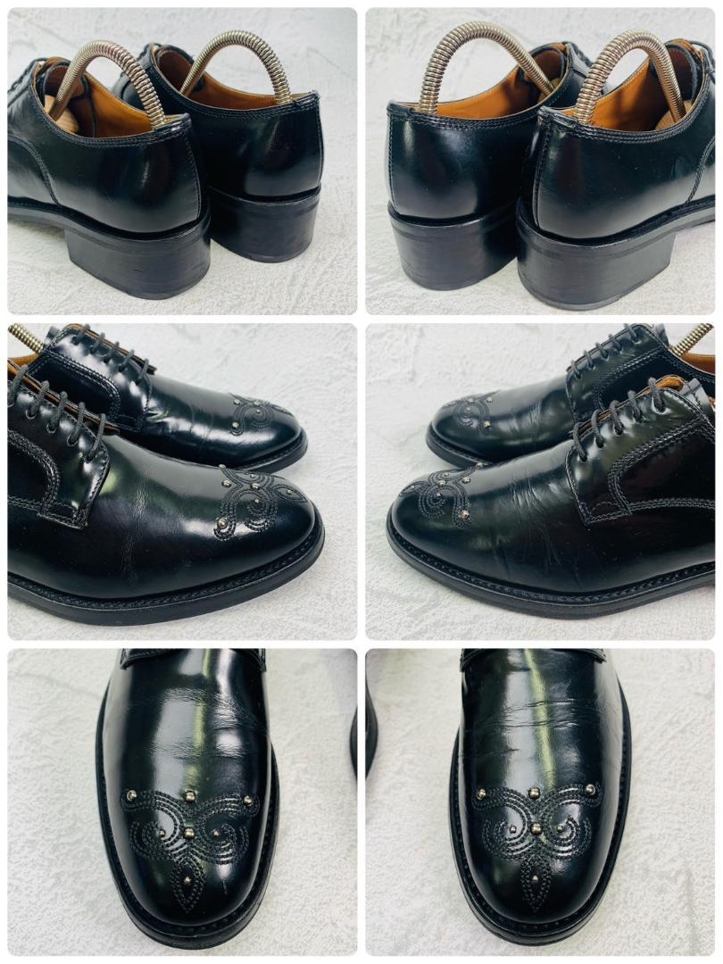 【良品】チャーチ LEAH R シャノン型 スタッズ 黒 35.5 革靴 高級