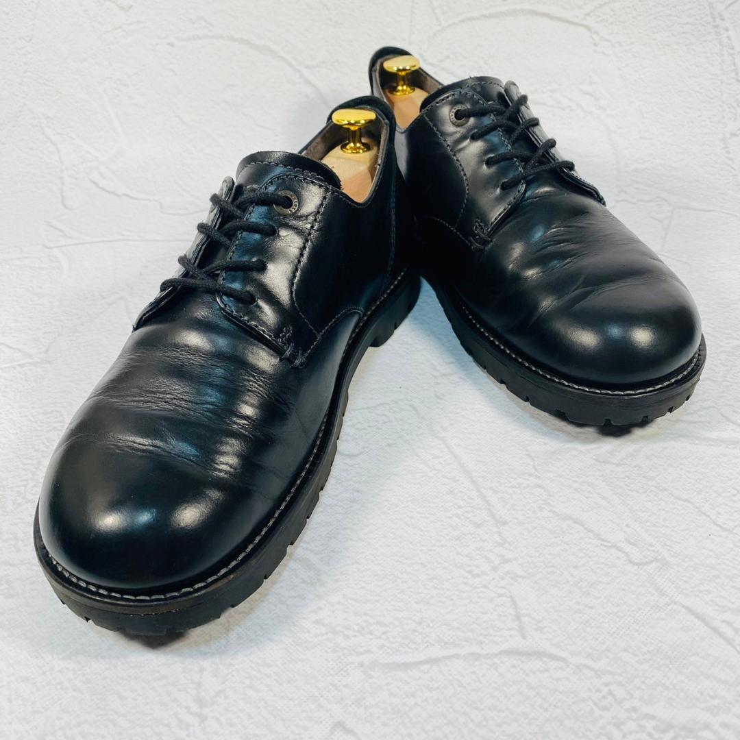 【希少】ビルケンシュトック ギルフォード 黒 26 レザー プレーン 革靴