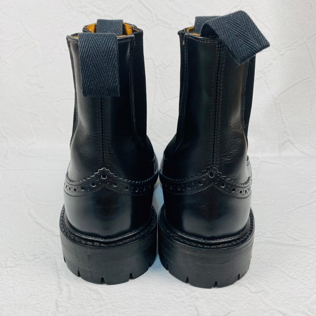 希少・美品】トリッカーズ ヘンリー サイドゴア 黒 7h-5