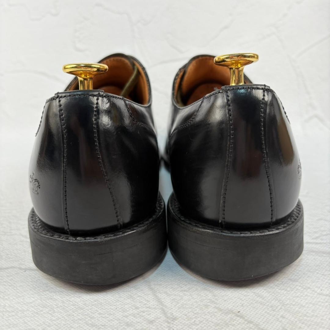 【良品】サンダース 1130B ミリタリー エプロンダービー 黒 7.5 英国製 良品】サンダース 1130B ミリタリー エプロンダービー 黒 8 英国