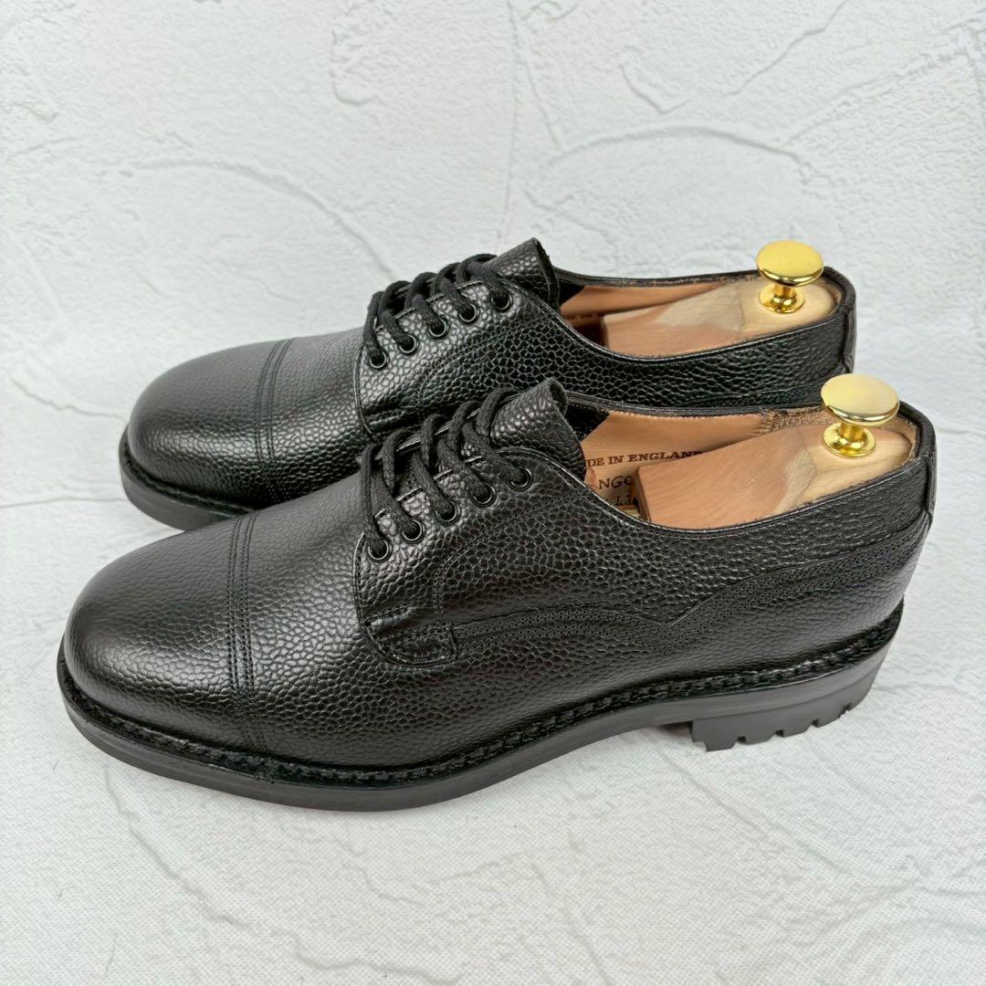 【極美品】ジョセフチーニーアンドサンズ ケンゴン グレインレザー 黒 6.5 [W3224]