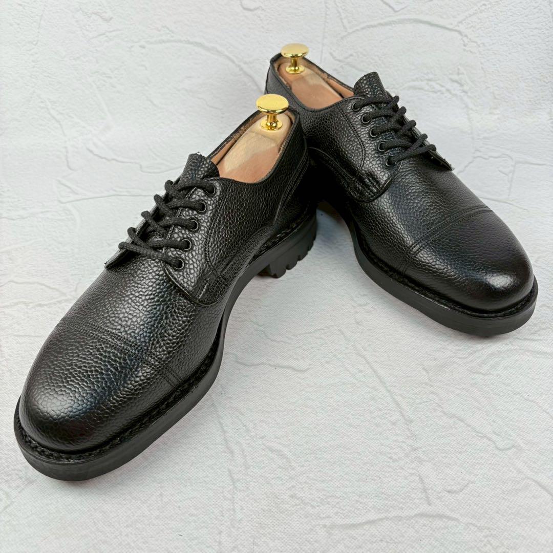 【極美品】ジョセフチーニーアンドサンズ ケンゴン グレインレザー 黒 6.5 [W3224]