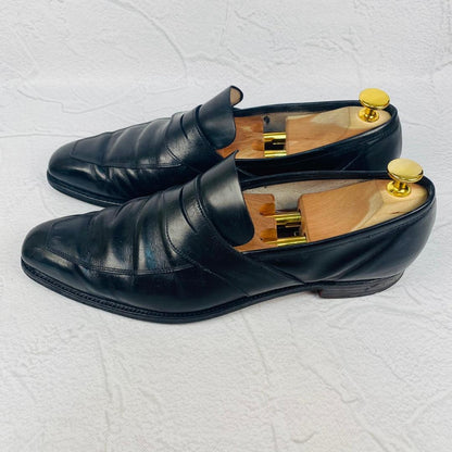 【希少】クロケットアンドジョーンズ フルサドル コインローファー 黒 7 革靴