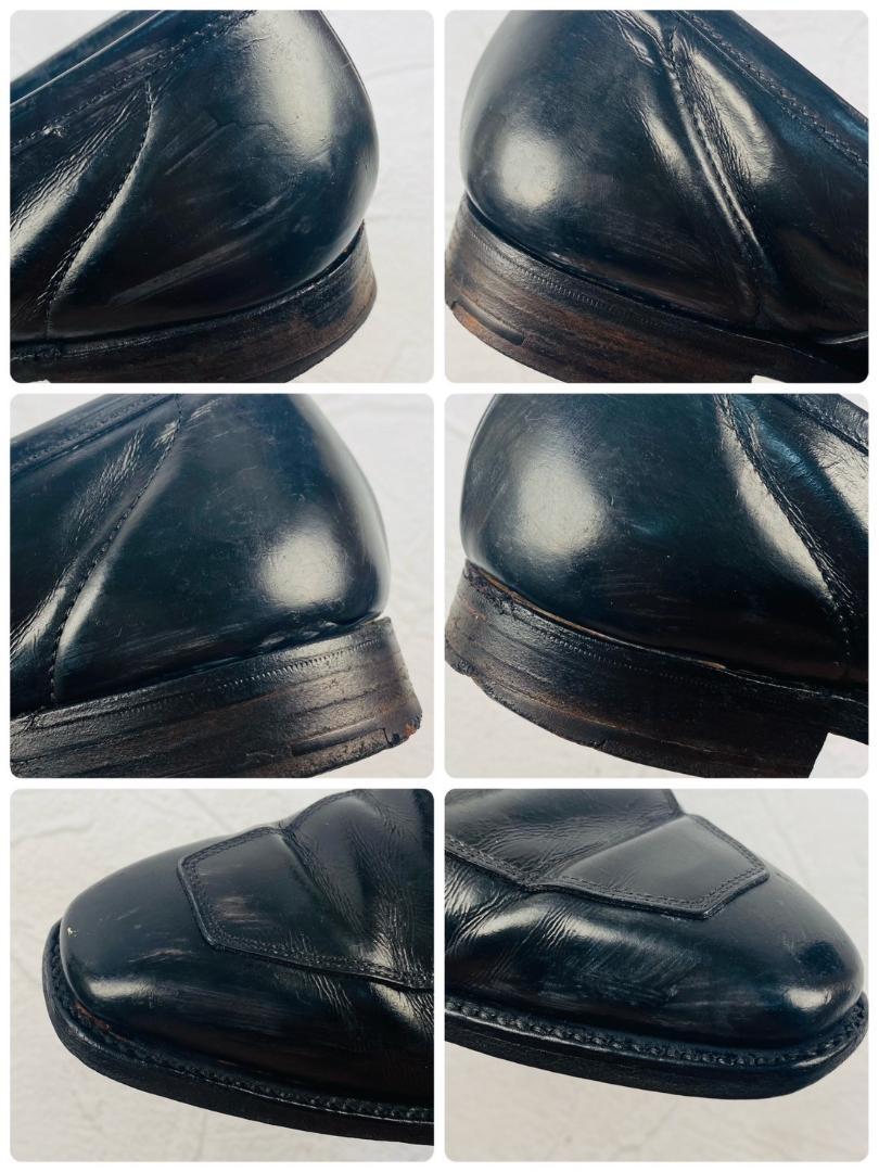 【希少】クロケットアンドジョーンズ フルサドル コインローファー 黒 7 革靴