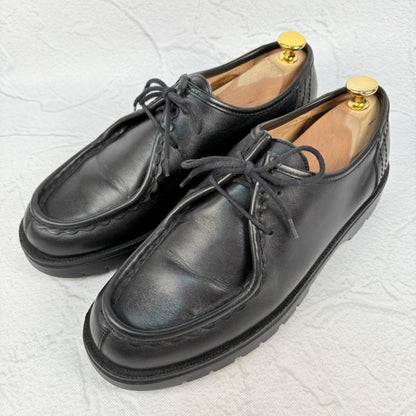 【良品】クレマン パドレ チロリアンシューズ モカシン 黒 41 革靴 軽量 [W3123]