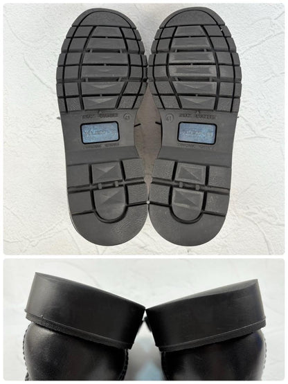 【良品】クレマン パドレ チロリアンシューズ モカシン 黒 41 革靴 軽量 [W3123]