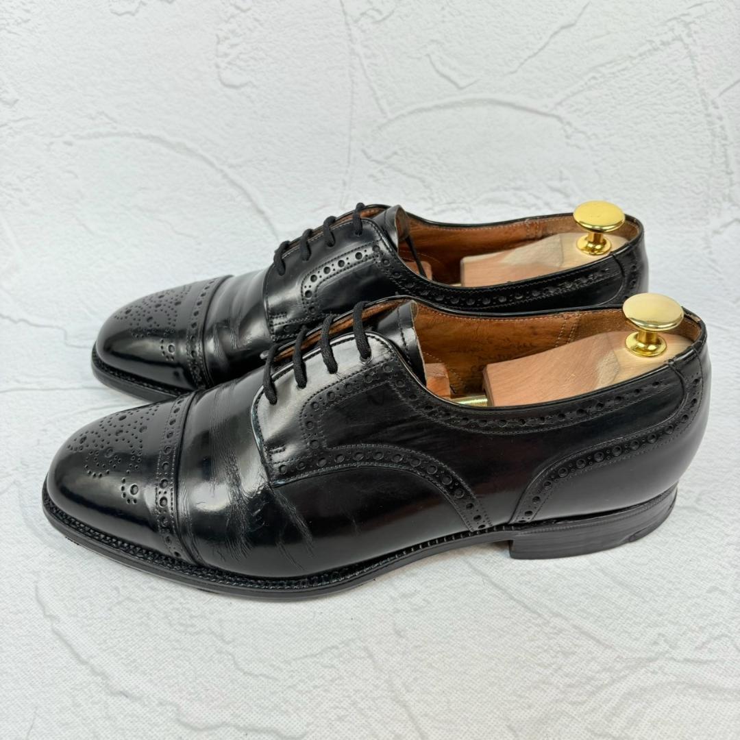 3都市】チャーチ ブローグ 外羽根 黒 70F ポリッシュドバインダーカーフ