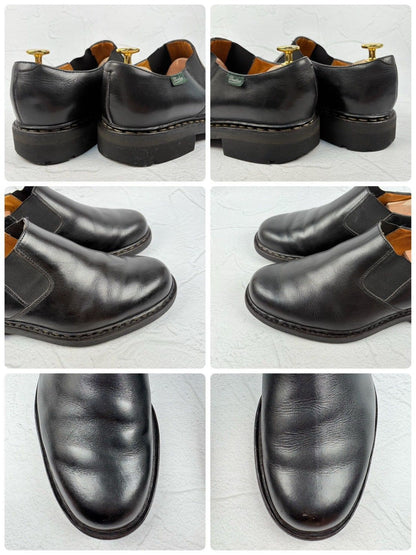 【良品】PARABOOT パラブーツ PHOTON フォトン サイドゴア 黒 ブラック UK6.5 25cm [W3258]