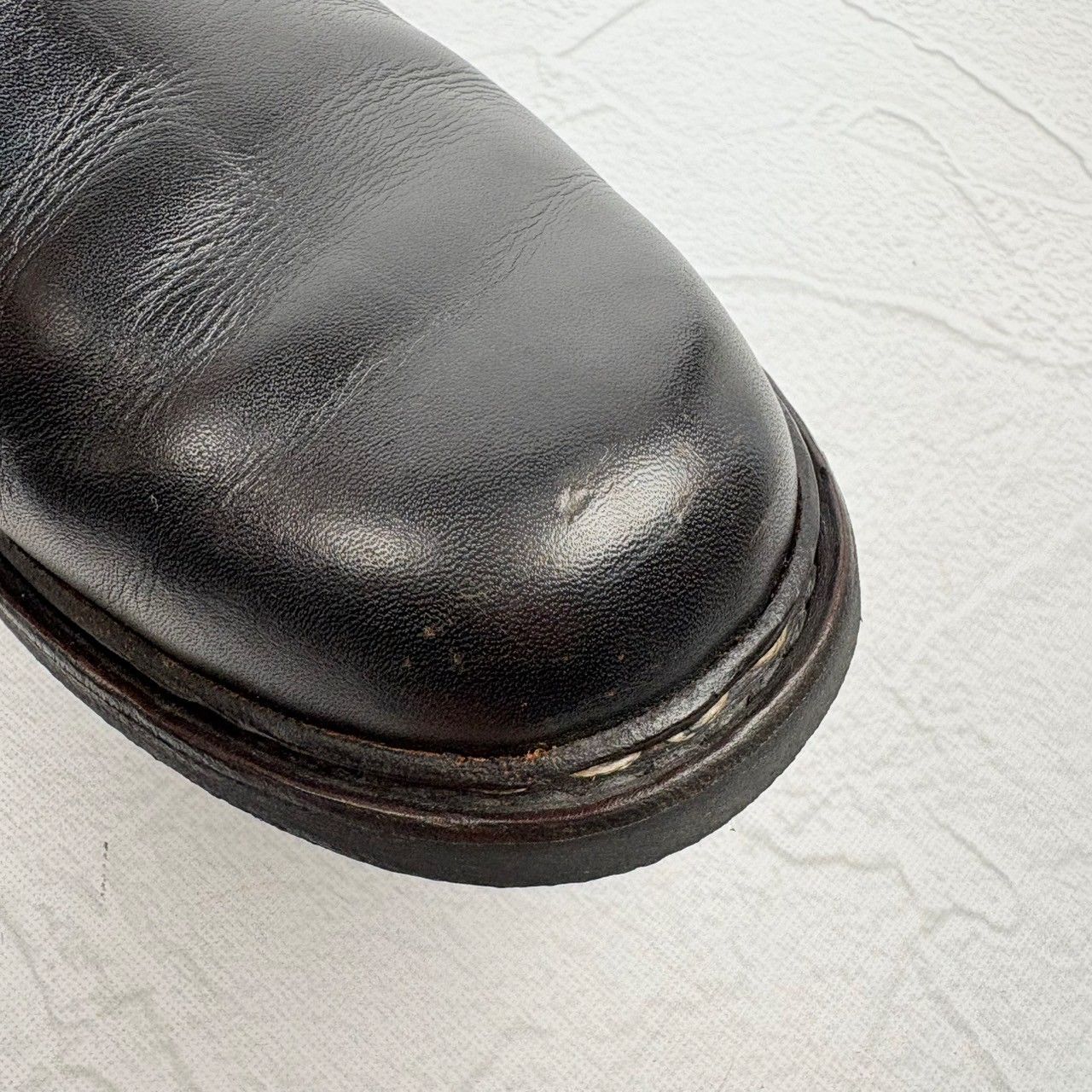 【良品】PARABOOT パラブーツ PHOTON フォトン サイドゴア 黒 ブラック UK6.5 25cm [W3258]