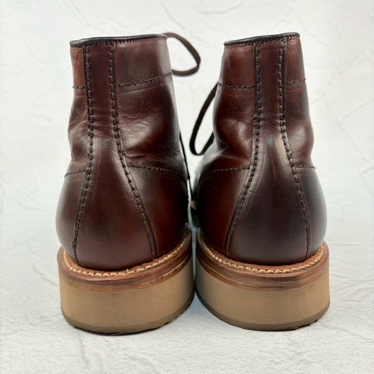 【良品】ALDEN オールデン 45960H 6"PLAIN TOE BOOT プレーン レースアップブーツ 赤茶 US8.5 / 26.5cm [W3288]