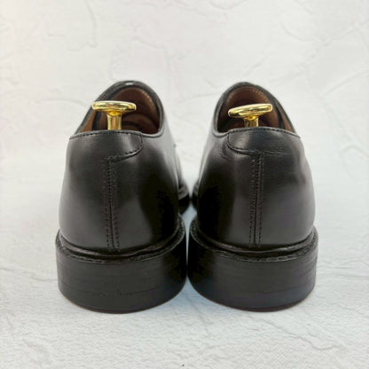 【良品】HARROGATE ハロゲイト EDGEWARE エッジウェア Uチップ 外羽根 黒 UK6 / 24.5cm [W3318]