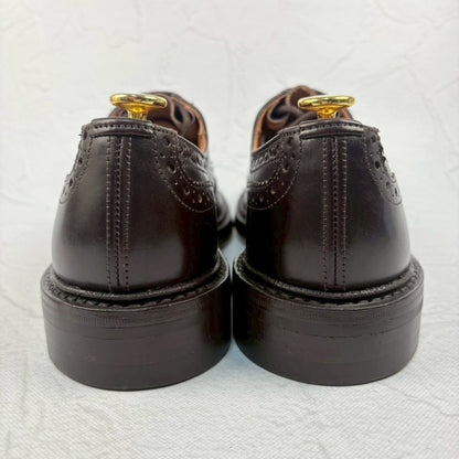【極美品】Tricker’s トリッカーズ M5633 BOURTON バートン ウイング 外羽根 ダイナイト 濃茶 UK7.5 / 26cm [W3298]