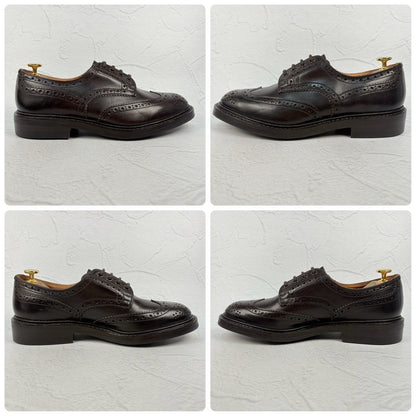 【極美品】Tricker’s トリッカーズ M5633 BOURTON バートン ウイング 外羽根 ダイナイト 濃茶 UK7.5 / 26cm [W3298]